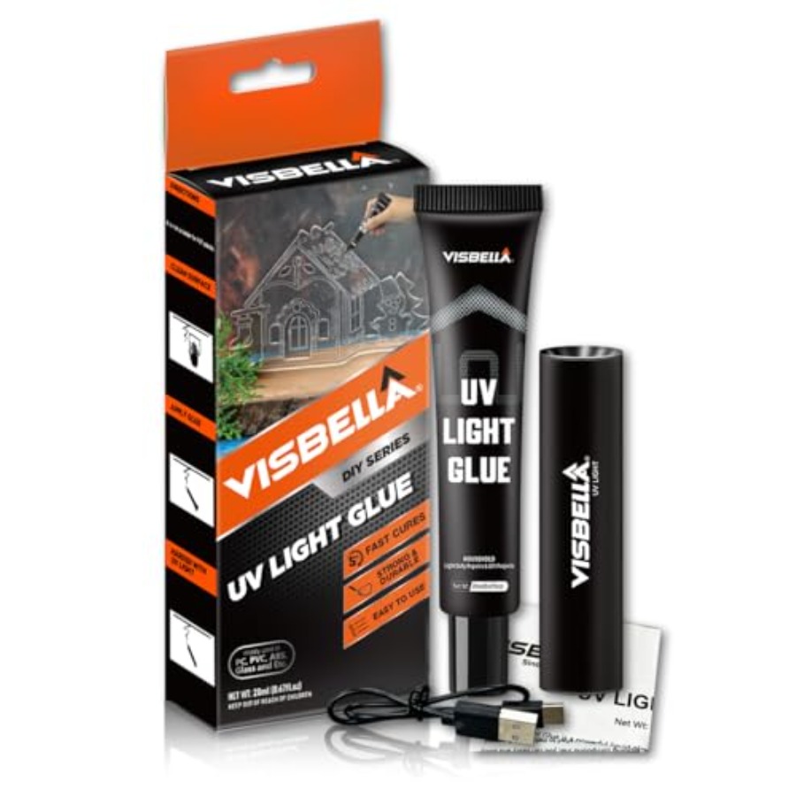 UV Light Glue Resin Kit with L – обзор и цена Liquid Uv Glue Kit