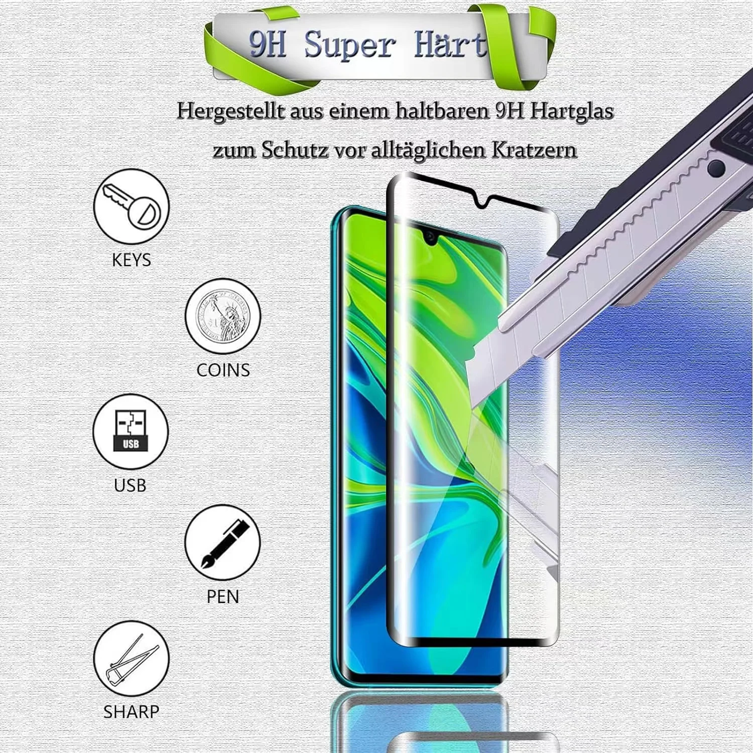 6IN1 For Xiaomi Mi 10 Glass Mi – обзор и цена Curved Edge Screen