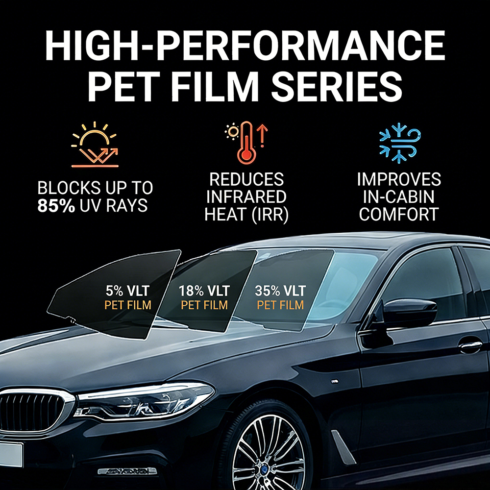 2m/5m 5/18/35 Percent VLT Car  – обзор и цена Glass Protector Auto