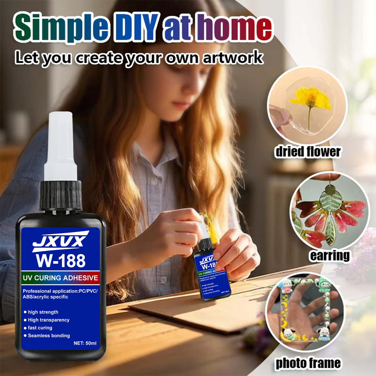 2025 Professional UV Resin-Qui – обзор и цена Liquid Uv Glue Kit
