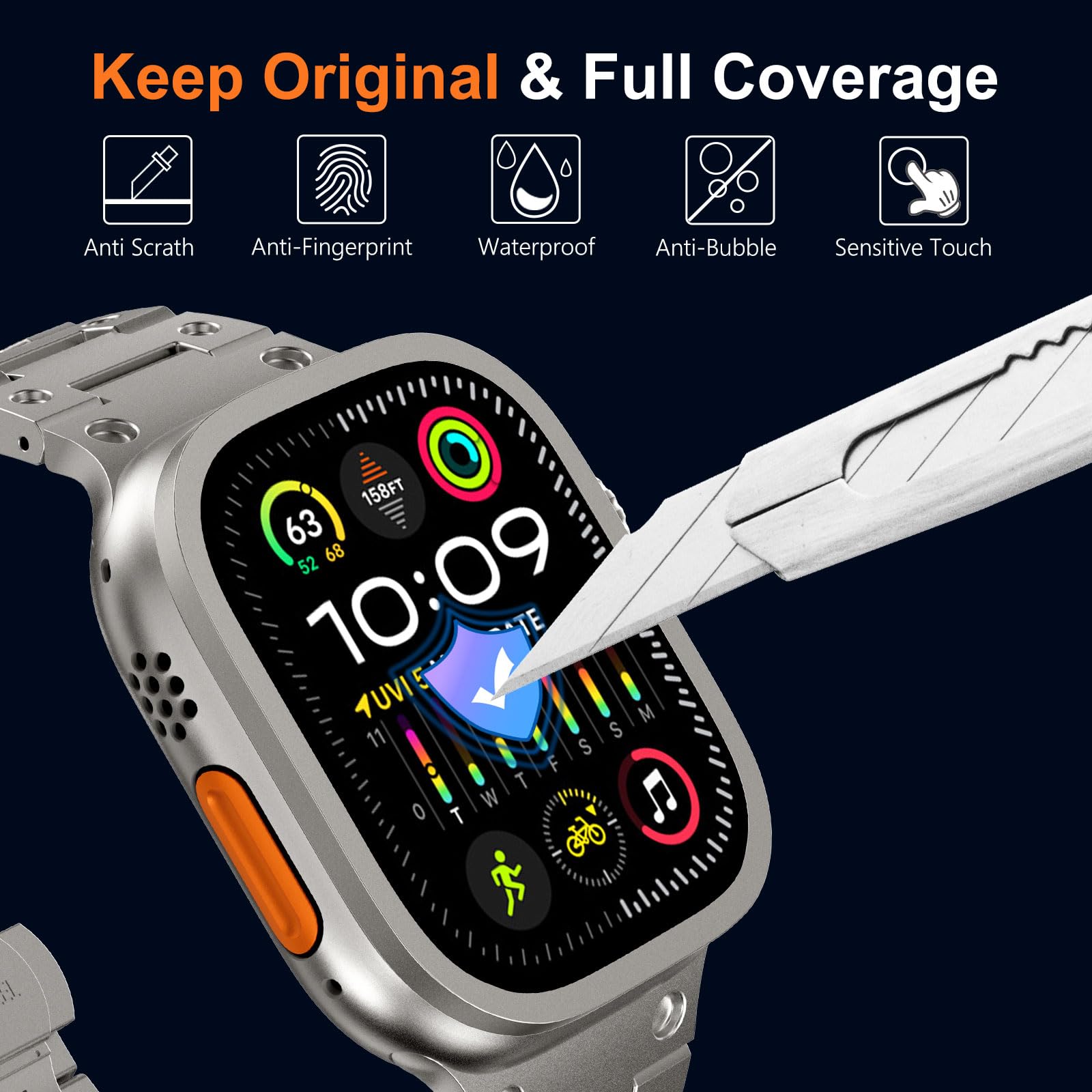 Tempered Glass for Apple Watch – обзор и цена Smartwatch Screen Film
