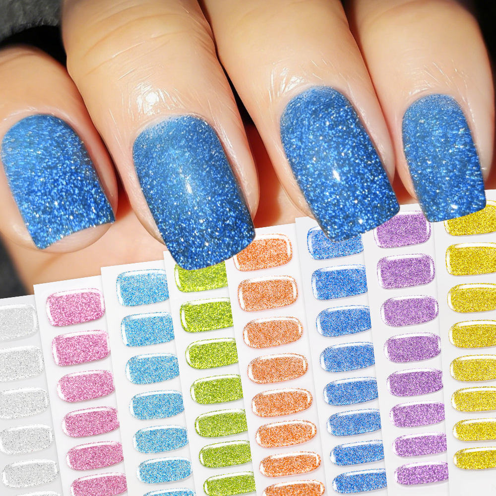 16Tips Colorful Glitter Semi C – обзор и цена Full Cover Adhesive