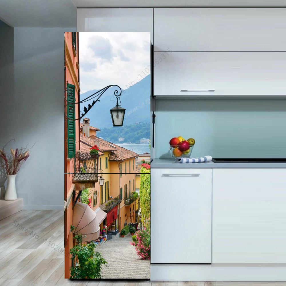 Seaside Beach Fridge Sticker D – обзор и цена Full Cover Adhesive