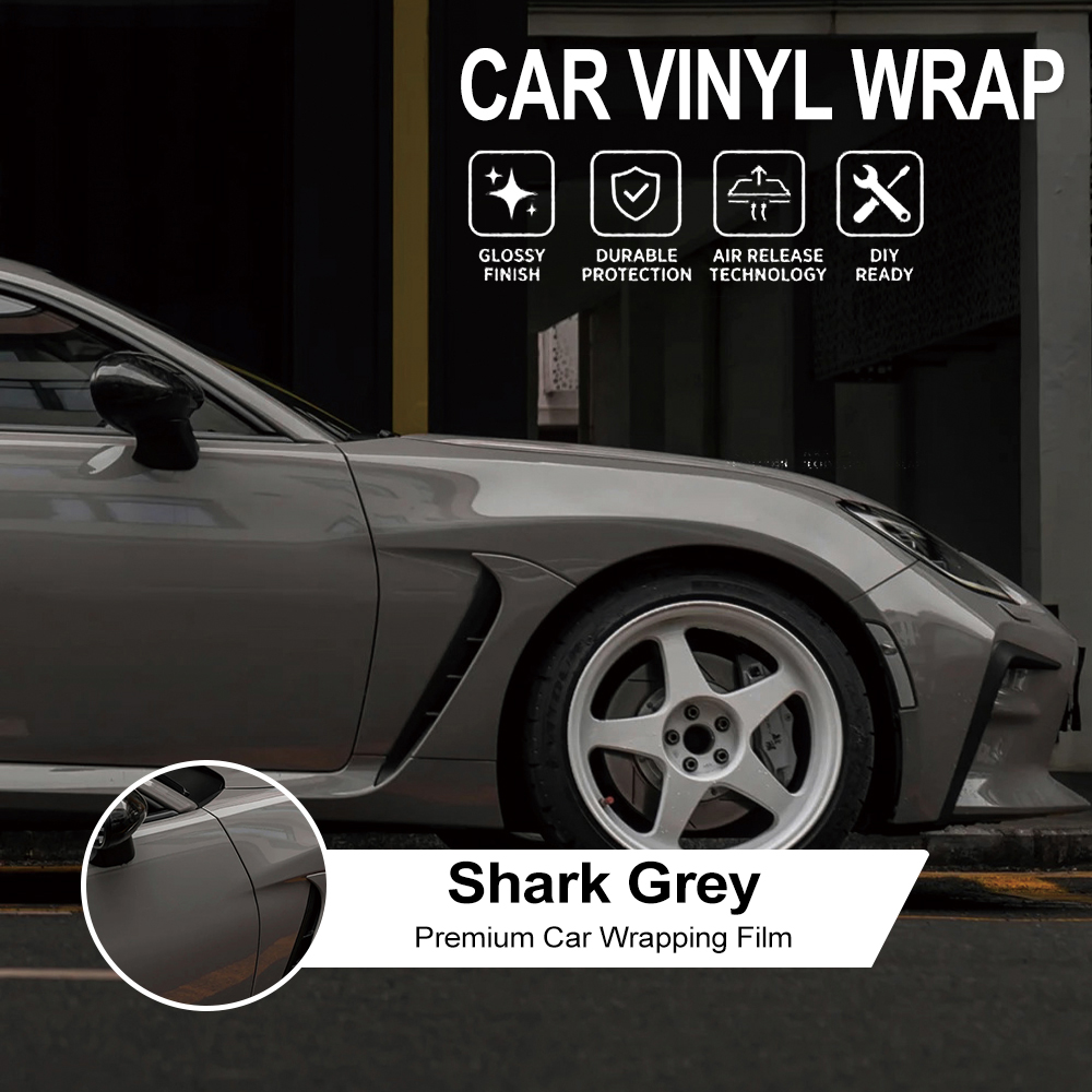 Premium Shark Grey Car Vinyl W – обзор и цена Air Bubble Remover