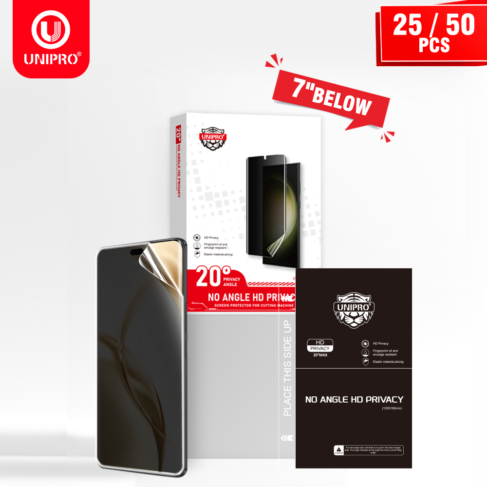 UNIPRO 25 50Pcs Anti Peep Film – обзор и цена Screen Protector Cutter