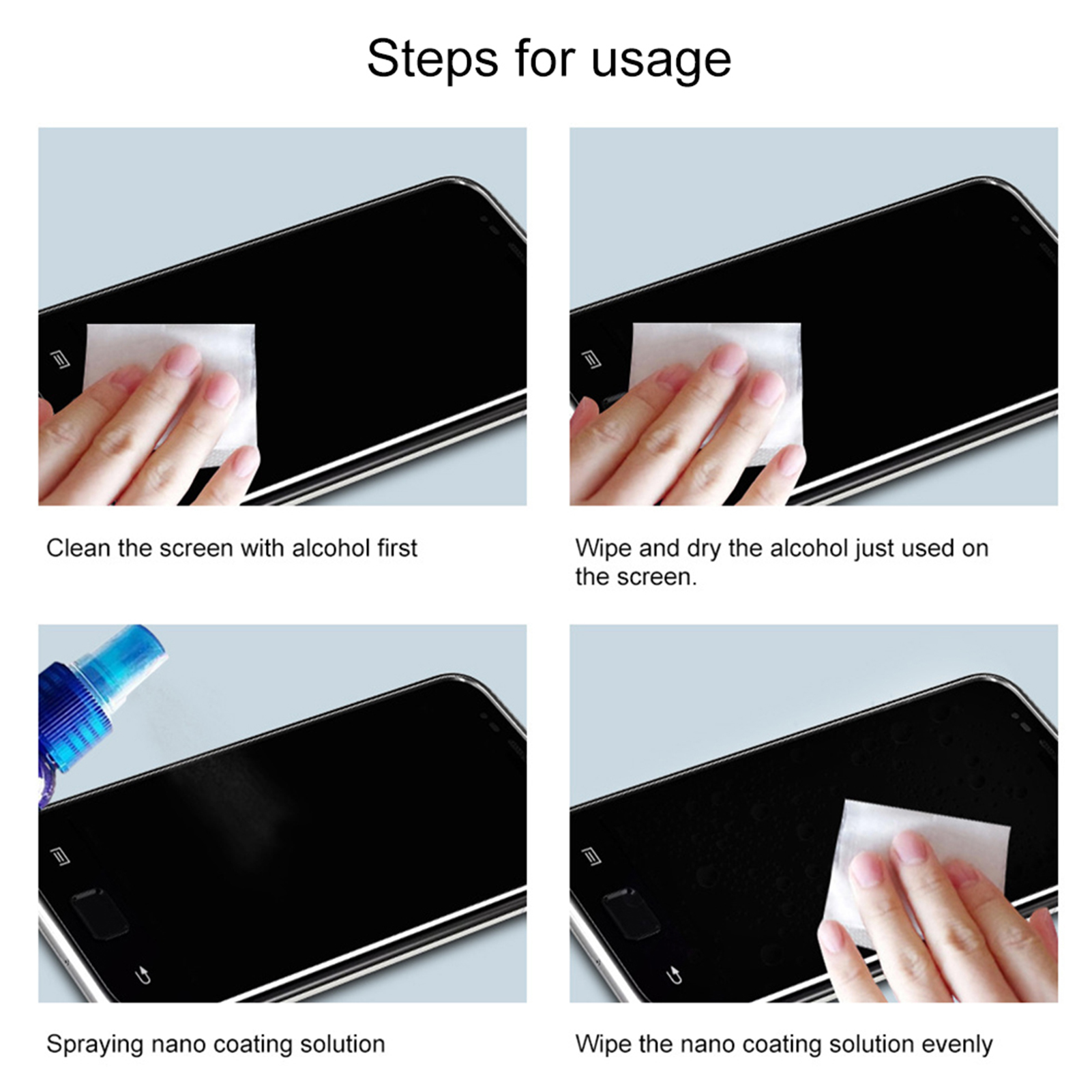Nano  Screen Protector Fade Fi – обзор и цена Oleophobic Coating Spray