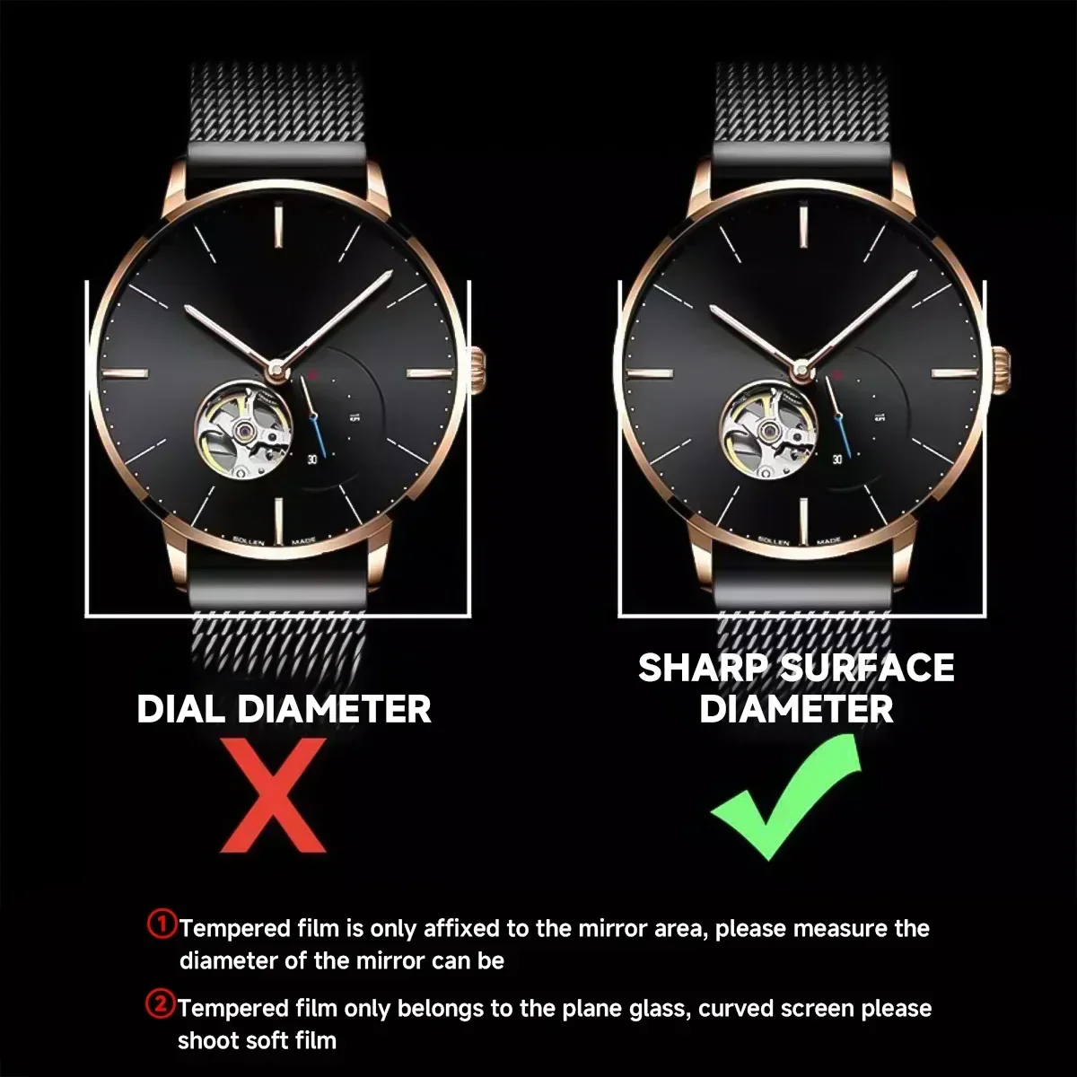 26-46mm Universal Tempered Gla – обзор и цена Smartwatch Screen Film