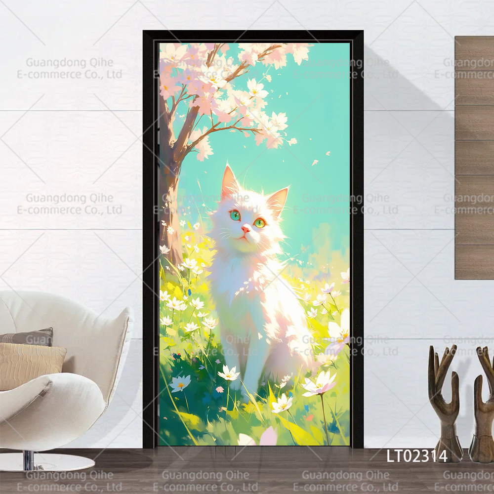 Tulip Cat Cherry Blossom Scene – обзор и цена Full Cover Adhesive