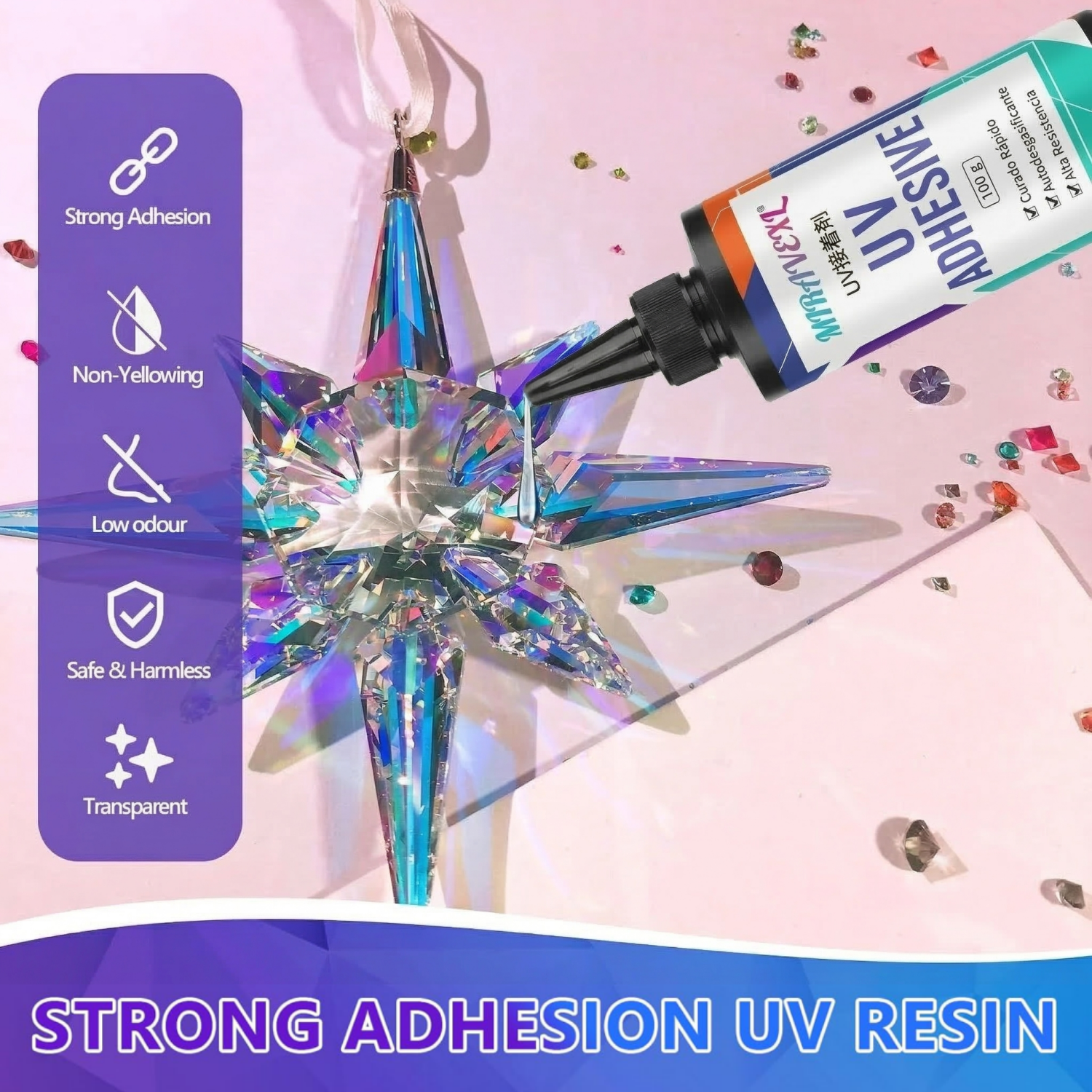 Upgraded UV Resin Kit with USB – обзор и цена Liquid Uv Glue Kit