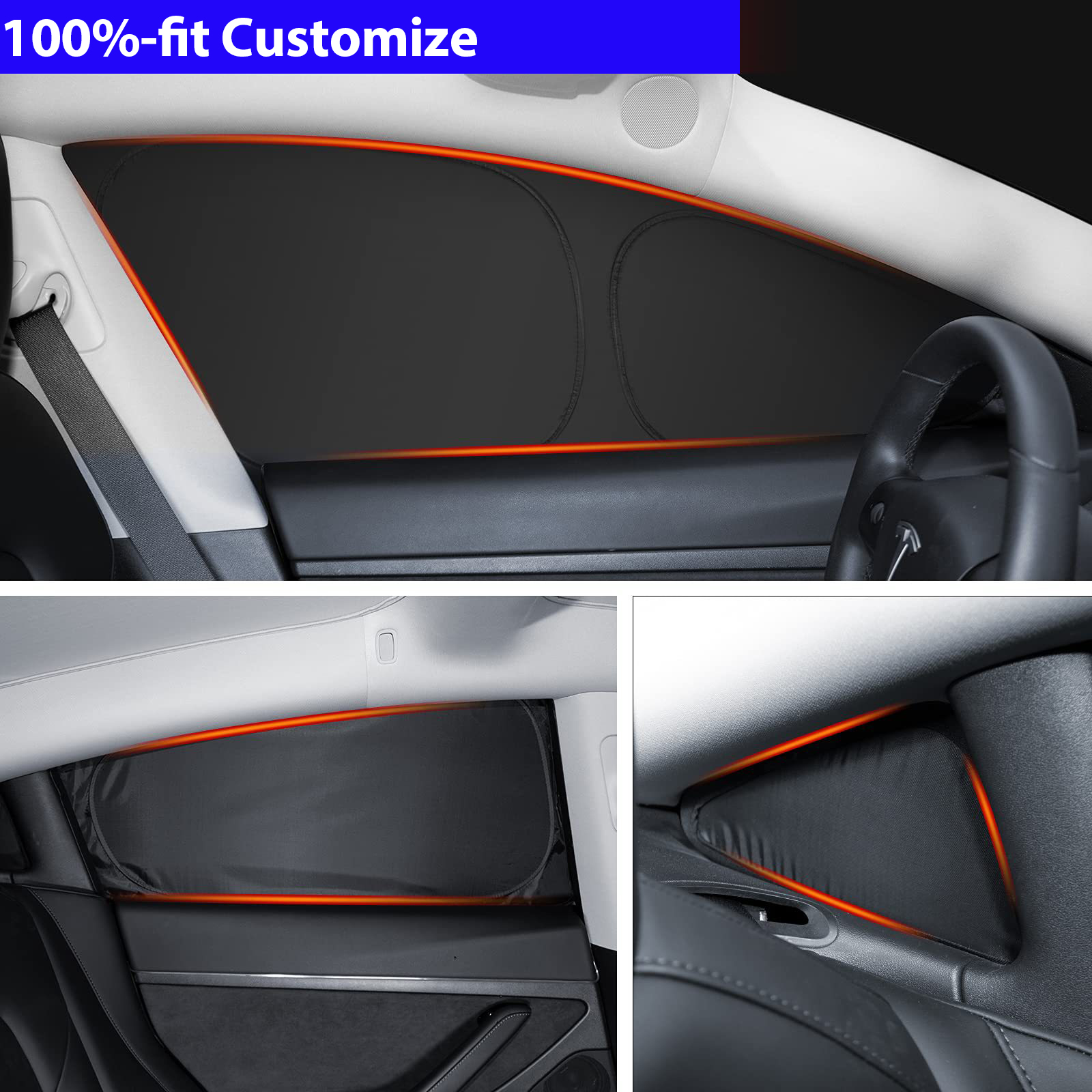 Car Sunshade for Tesla Model 3 – обзор и цена Privacy Screen Protector