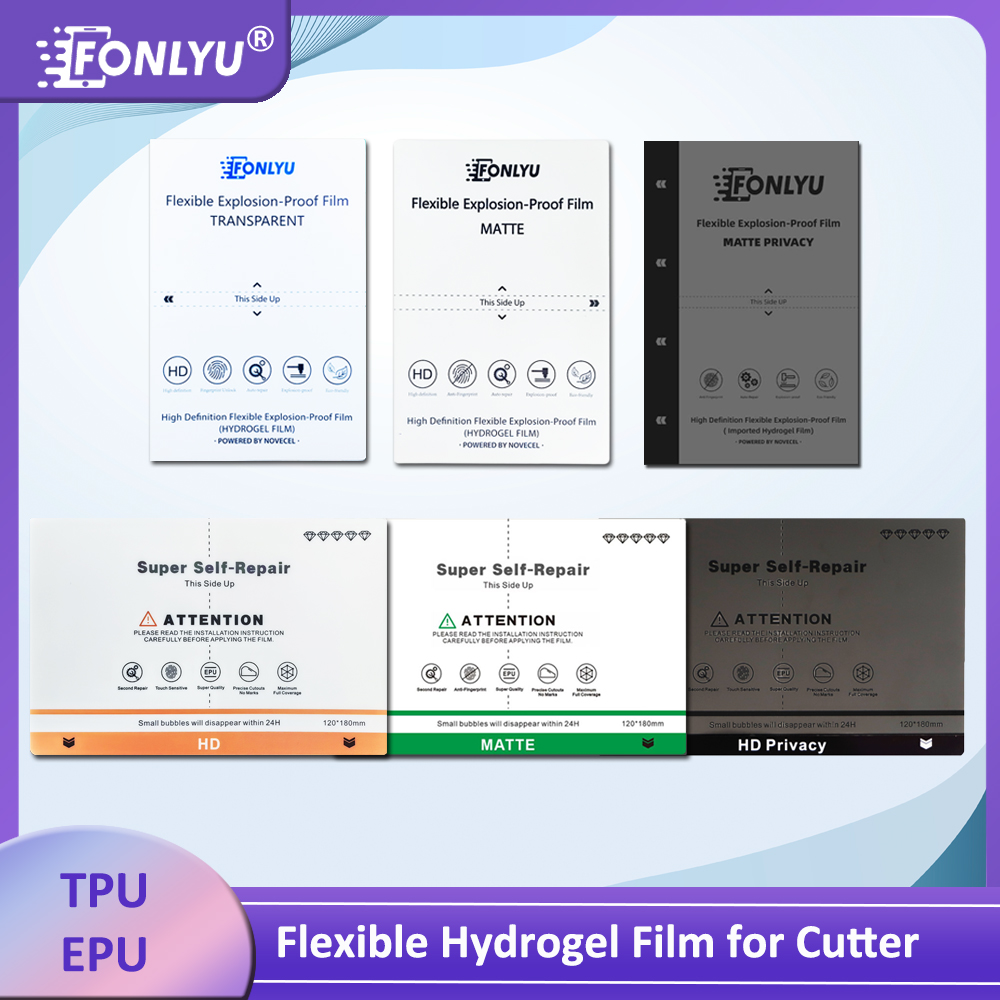 FONLYU 50pc Universal HD Matte – обзор и цена Screen Protector Cutter