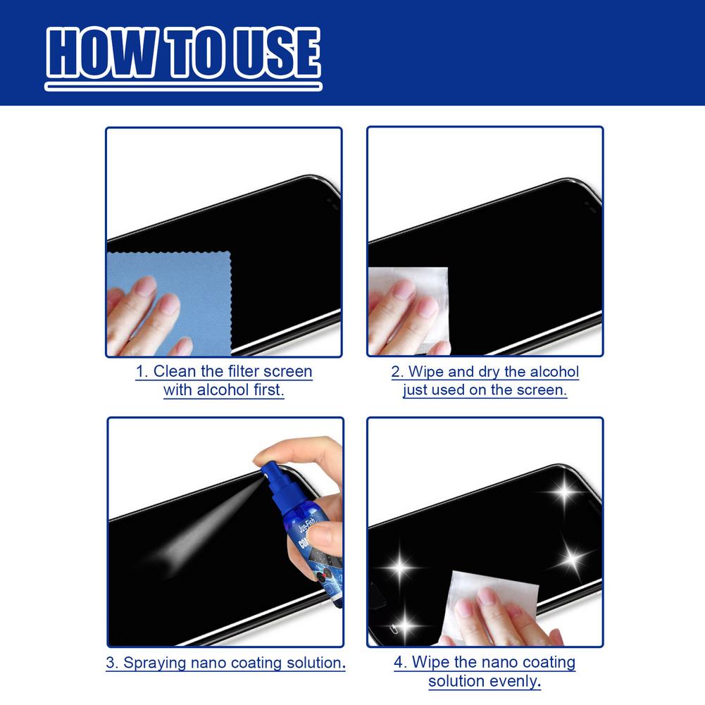 Liquid Screen Protector Spray  – обзор и цена Oleophobic Coating Spray