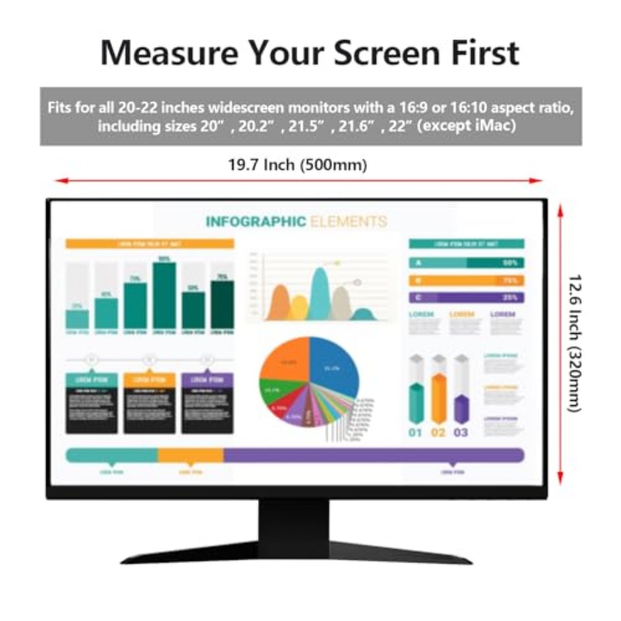 2 Pack Computer Privacy Screen – обзор и цена Privacy Filter 2Pack