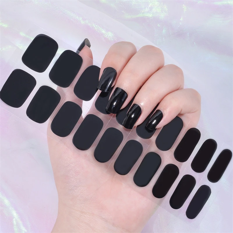 16/18/20Tips Gel Nail Stcikers – обзор и цена Full Cover Adhesive