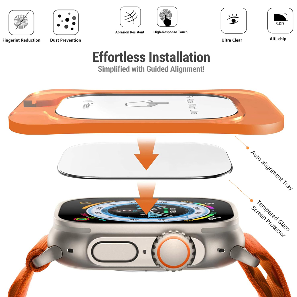 Tempered Glass For Apple Watch – обзор и цена Screen Alignment Tool