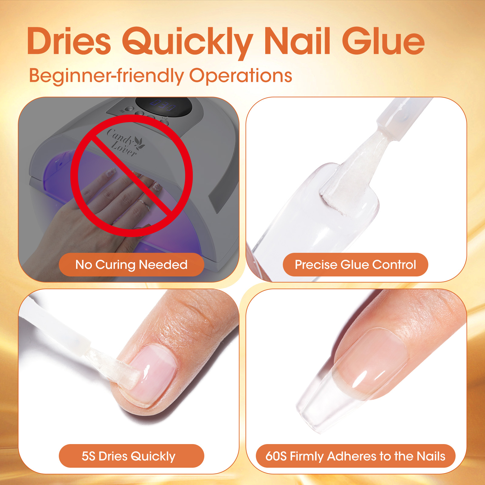 Super Strong Nail Glue Remover – обзор и цена Liquid Uv Glue Kit