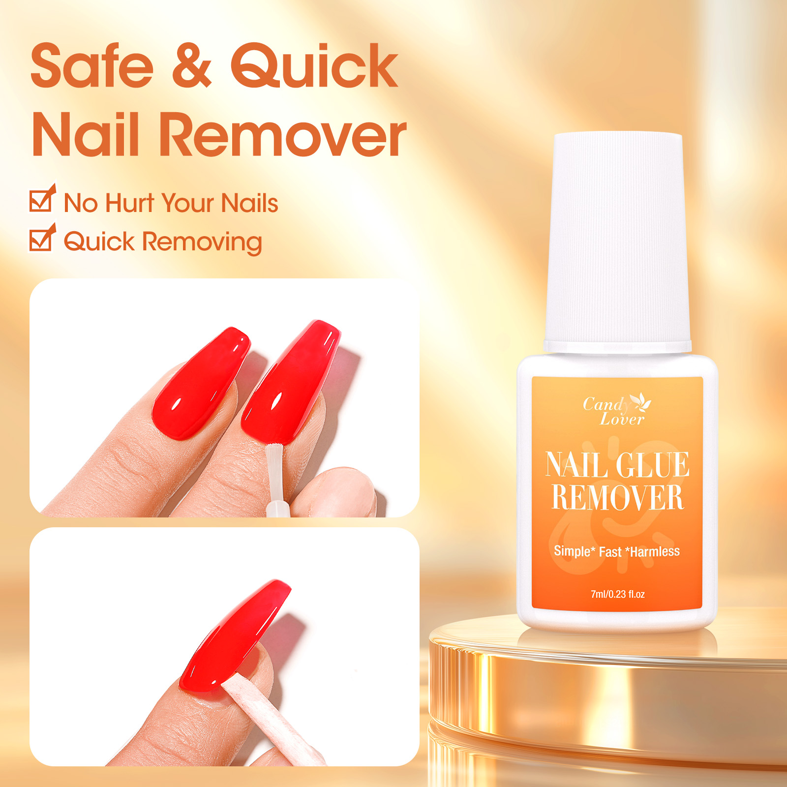 Super Strong Nail Glue Remover – обзор и цена Liquid Uv Glue Kit