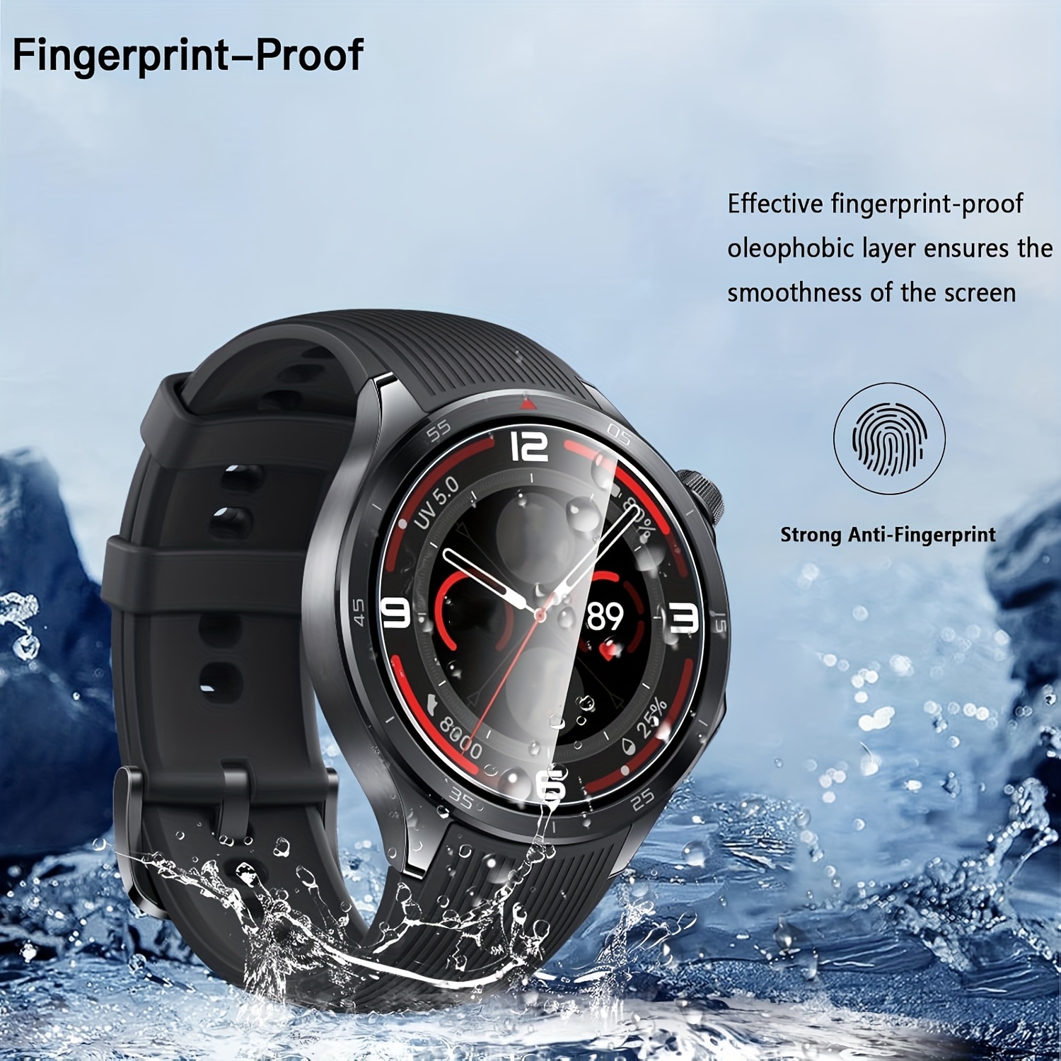3PCS 9H Tempered Glass Screen  – обзор и цена Smartwatch Screen Film