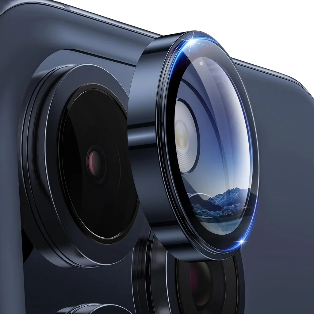 3Pcs Metal Camera Lens Protect – обзор и цена Tempered Glass Screen 9H