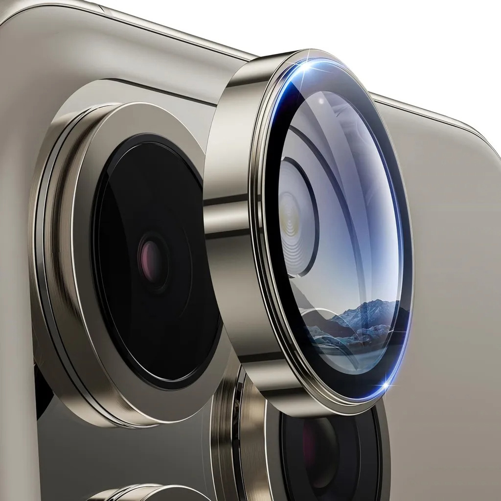 3Pcs Metal Camera Lens Protect – обзор и цена Tempered Glass Screen 9H