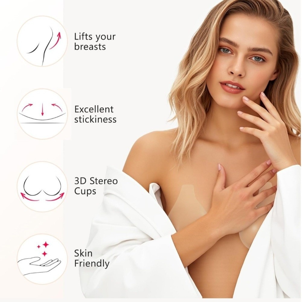 Seamless Silicone Nipple Cover – обзор и цена Full Cover Adhesive