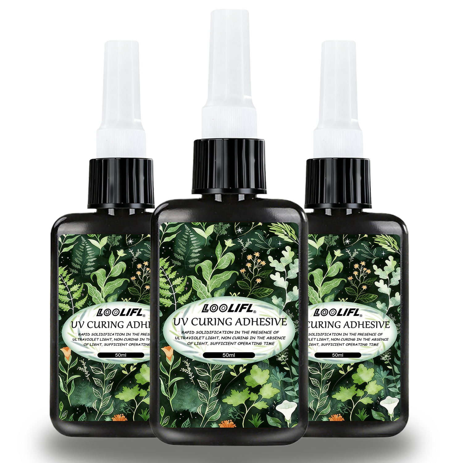 LOOLIFL UV Glue Kit 3 Bottles  – обзор и цена Liquid Uv Glue Kit