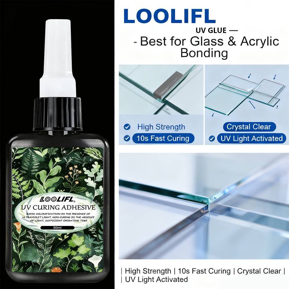 LOOLIFL UV Glue Kit 3 Bottles  – обзор и цена Liquid Uv Glue Kit